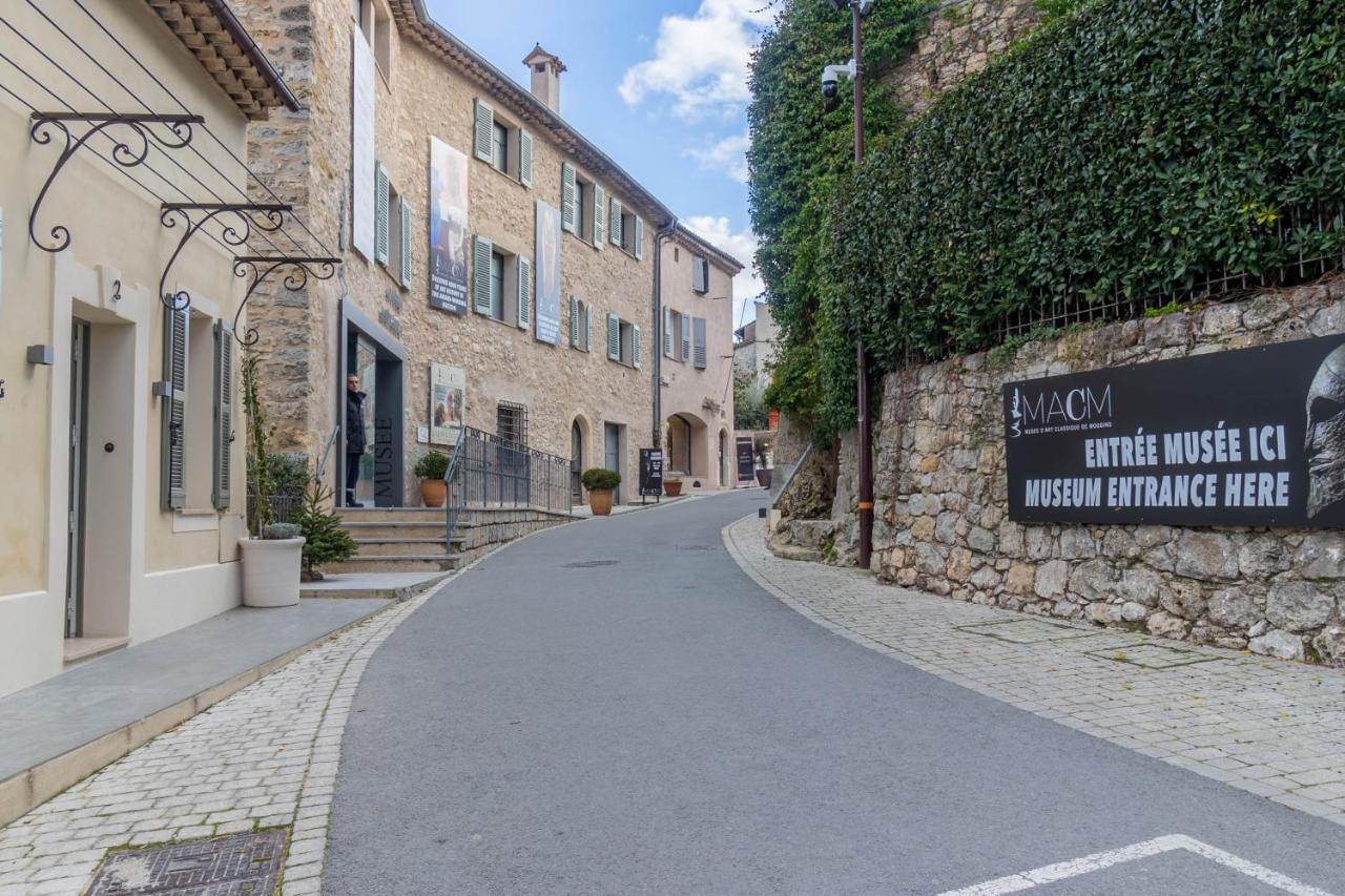 Mougins Collection - Magnifique Maison Au Coeur Du Vieux Village De Mougins, Vue Sur Les Alpes Du Sud Bagian luar foto